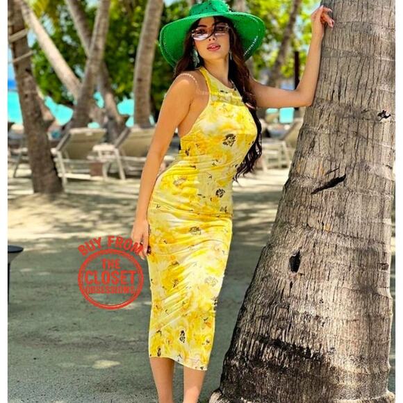 RARE!!! ZARA BLOGGER FAVE!!! Fitted Midi Dress NWT - Picture 6 of 16